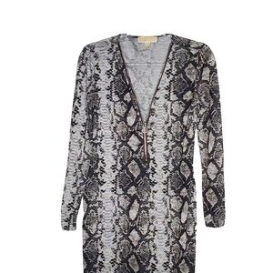 Michael Kors.  Snakeskin Print Dress